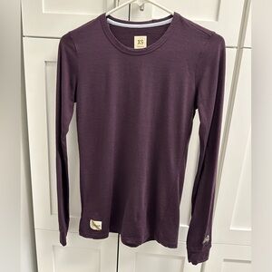 Tracksmith Harrier Long Sleeve xsmall Plum